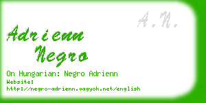 adrienn negro business card